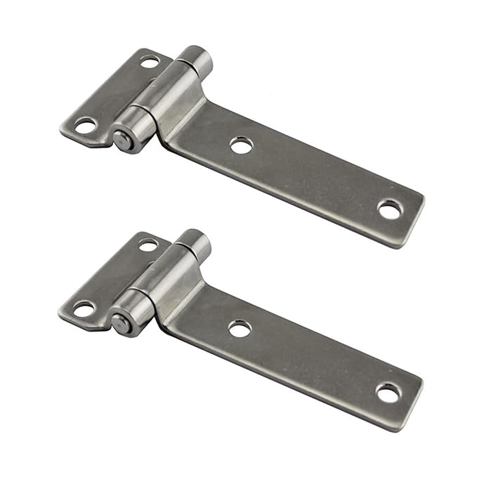 Finoti 2pcs Hinges T Heavy Duty Hinges, Marine Grade 316 Stainless Steel Door Hatch Cover Industrial Container Hinges Hinges - Image 4