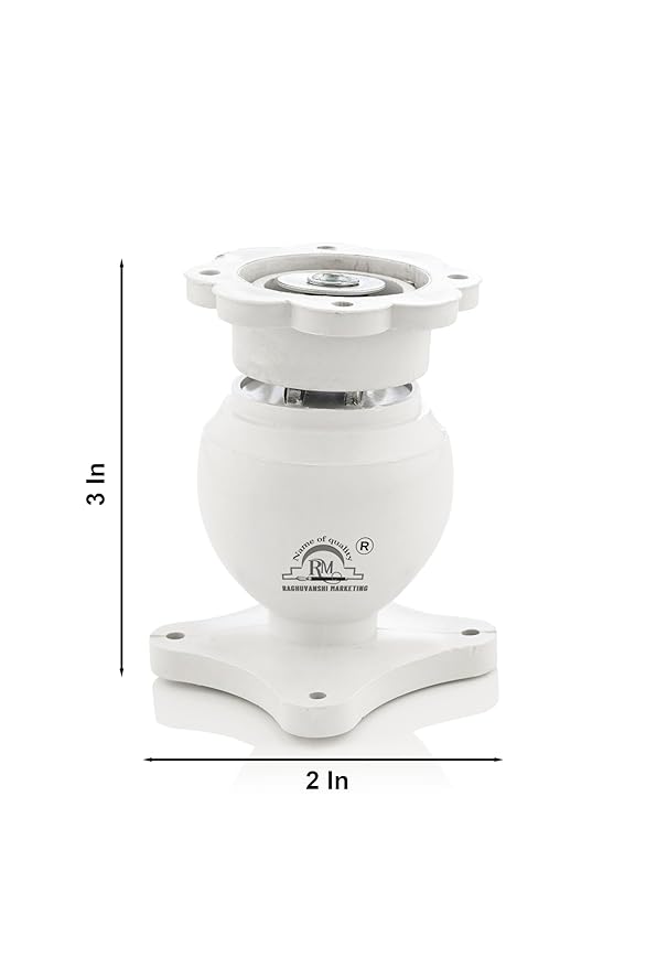 Door Magnetic Catch, Door Catcher Stopper Holder, Door Magnet Door Mounted Door Stopper (White) Pack of 2 - Image 2