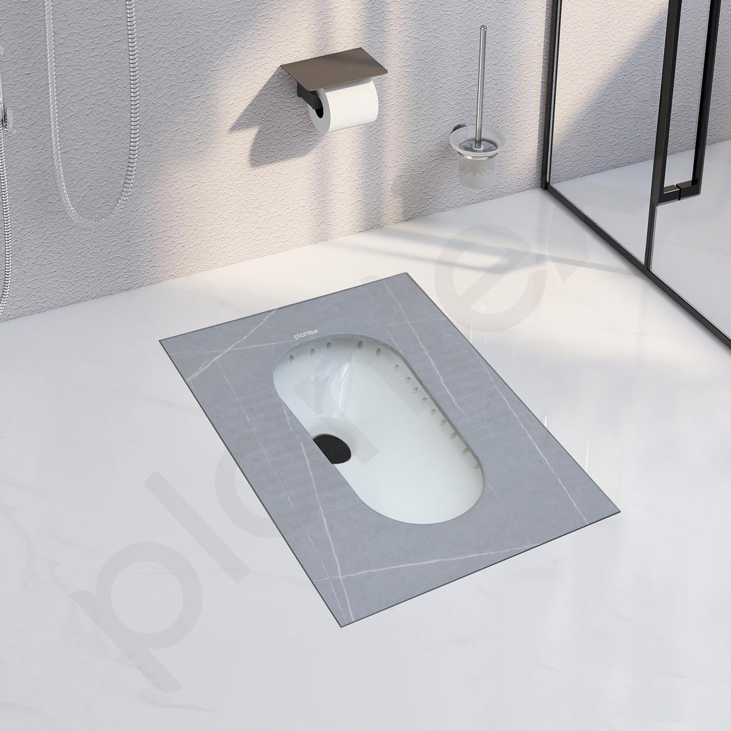 Plantex Indian Toilet/Orrisa Pan for Bathroom/Household Squatting Pan/Sintered Stone Base Ceramic Sanitaryware Toilet - (WC-03) - Image 7