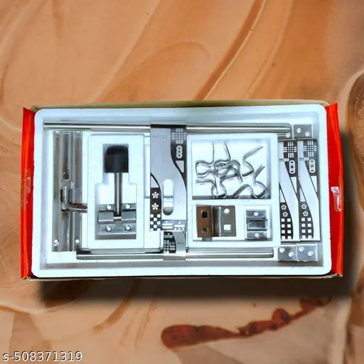 2mm Door Kit Stainless Steel – Complete Single Door Hardware Set ( Aldrop, Latch, Towerbolt, Stopper & Handles ) – Ideal for Bedroom, Balcony, Kitchen & Bathroom Door - Rust-Resistant, Corrosion-Proof, Modern Design for Home & CommercialUse,#2mmdoorkit,#doorhardware,#doorfitting - Image 3